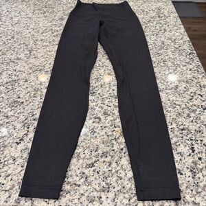 Lululemon Align High Rise Pant 28" Shimmer Black - Size 4